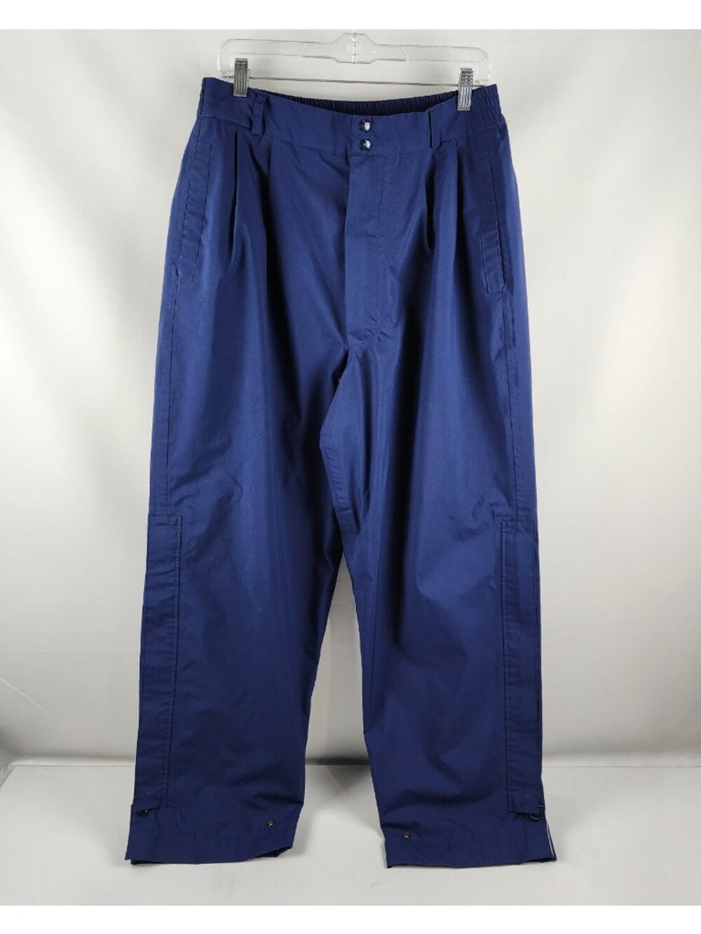 Zero Restrictions Pants Men L Blue Pleated Tour Gore-Tex Whispersoft Waterproof